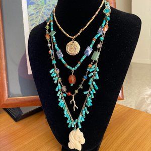 Multi strand necklace